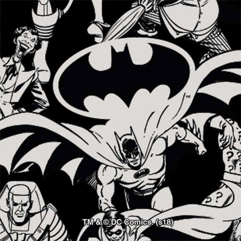 DC Comics Batman Characters Action Poses Print Nintendo 2DS XL (2017) Skin